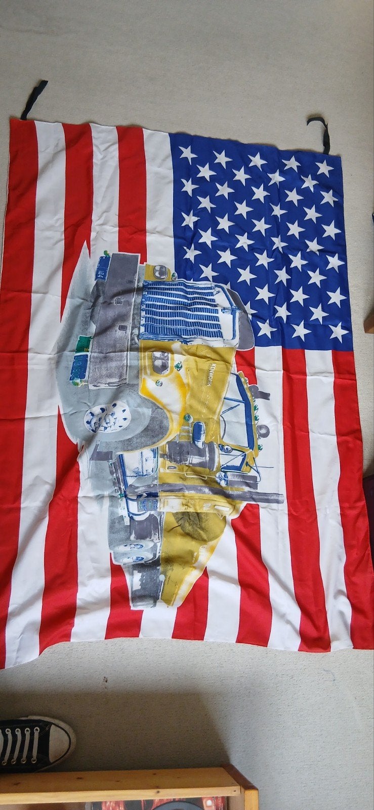 Peterbilt /Amerikaanse vlag, Ophalen of Verzenden