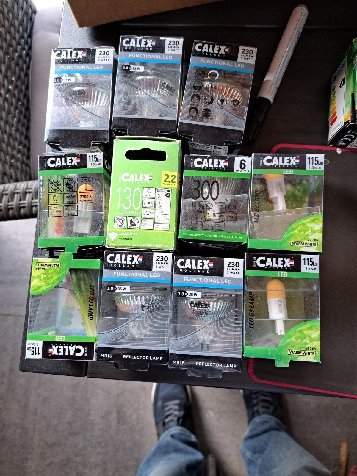 Diverse Calex LED lampen - Nieuw in verpakking, Wit, Nieuw, Glas, Dimbaar