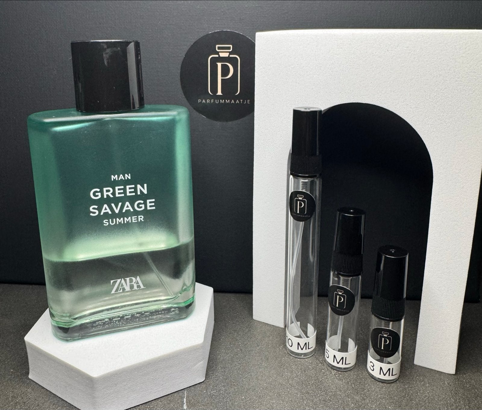 ZARA Green Savage Summer EDT samples te koop (3,5,10ml), Ophalen of Verzenden, Zo goed als nieuw