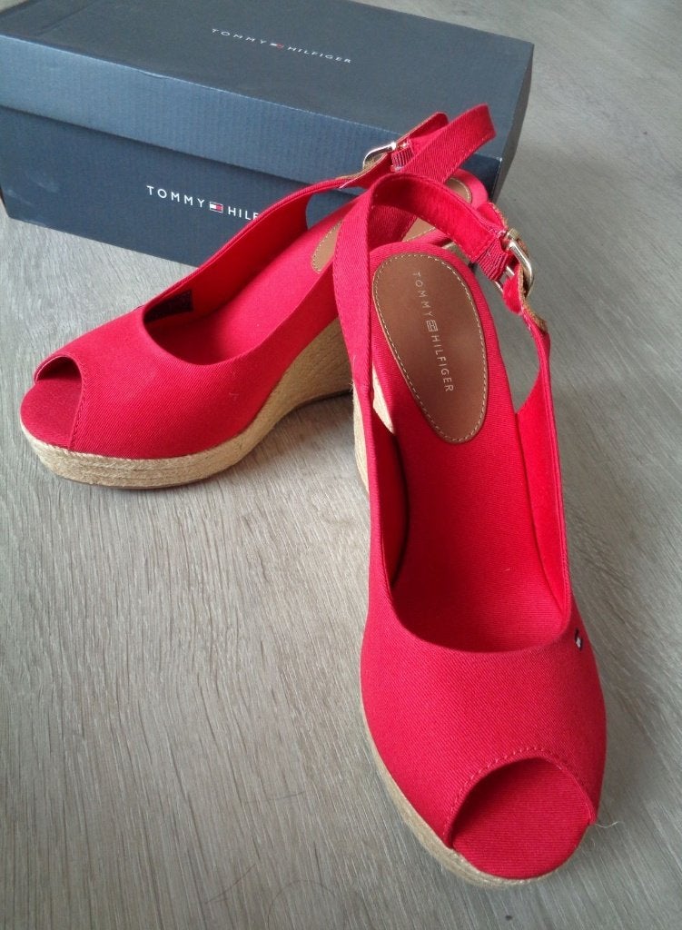 schoenen, Kleding | Dames, Schoenen, Nieuw, Rood, Tommy Hilfiger, Sandalen of Muiltjes