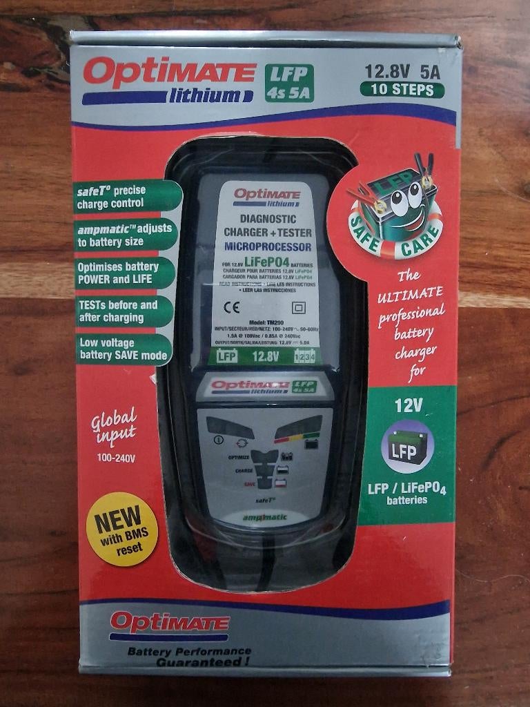 Te koop Optimate TM290 lithium oplader, Ophalen of Verzenden