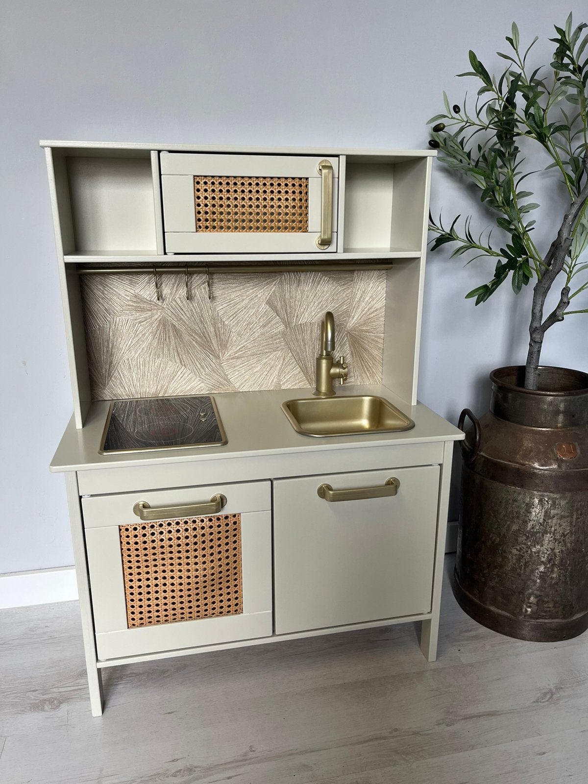 Restyled IKEA Duktig speelkeuken beige diverse varianten, Kinderen en Baby's, Speelgoed | Speelkeukens, Ophalen, Zo goed als nieuw