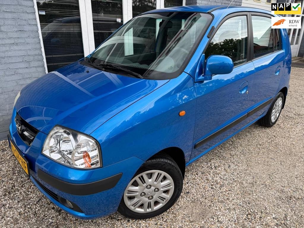 Hyundai Atos 1.1i AUTOMAAT, ORIGINEEL WEINIG KM. AIRCO ETC, 31 €/maand, 4 cilinders, Origineel Nederlands, Atos