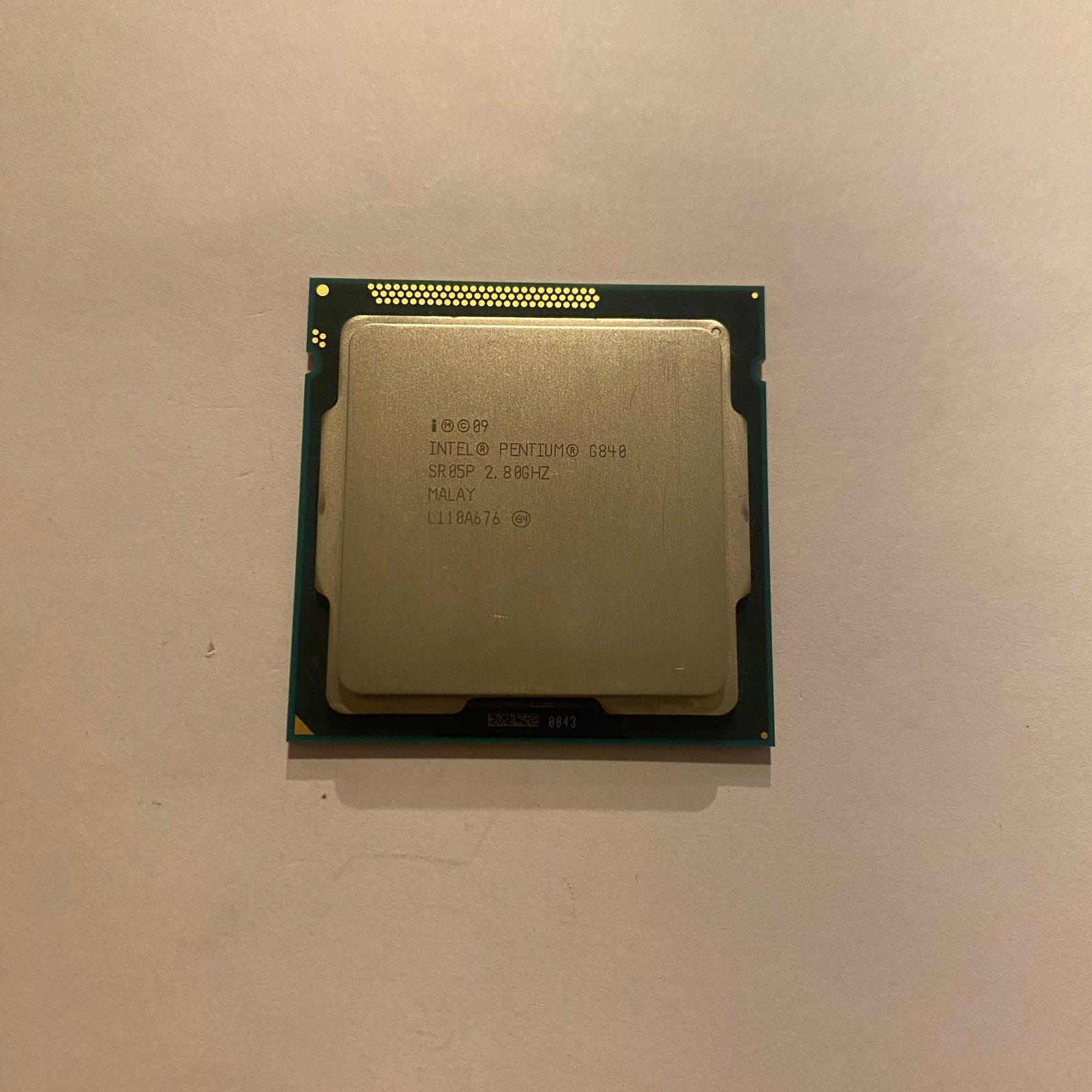 intel Pentium G840 Dual-Core @2,80GHz ( LGA 1155 ), Computers en Software, Processors, Gebruikt, 2-core, 2 tot 3 Ghz, Ophalen of Verzenden