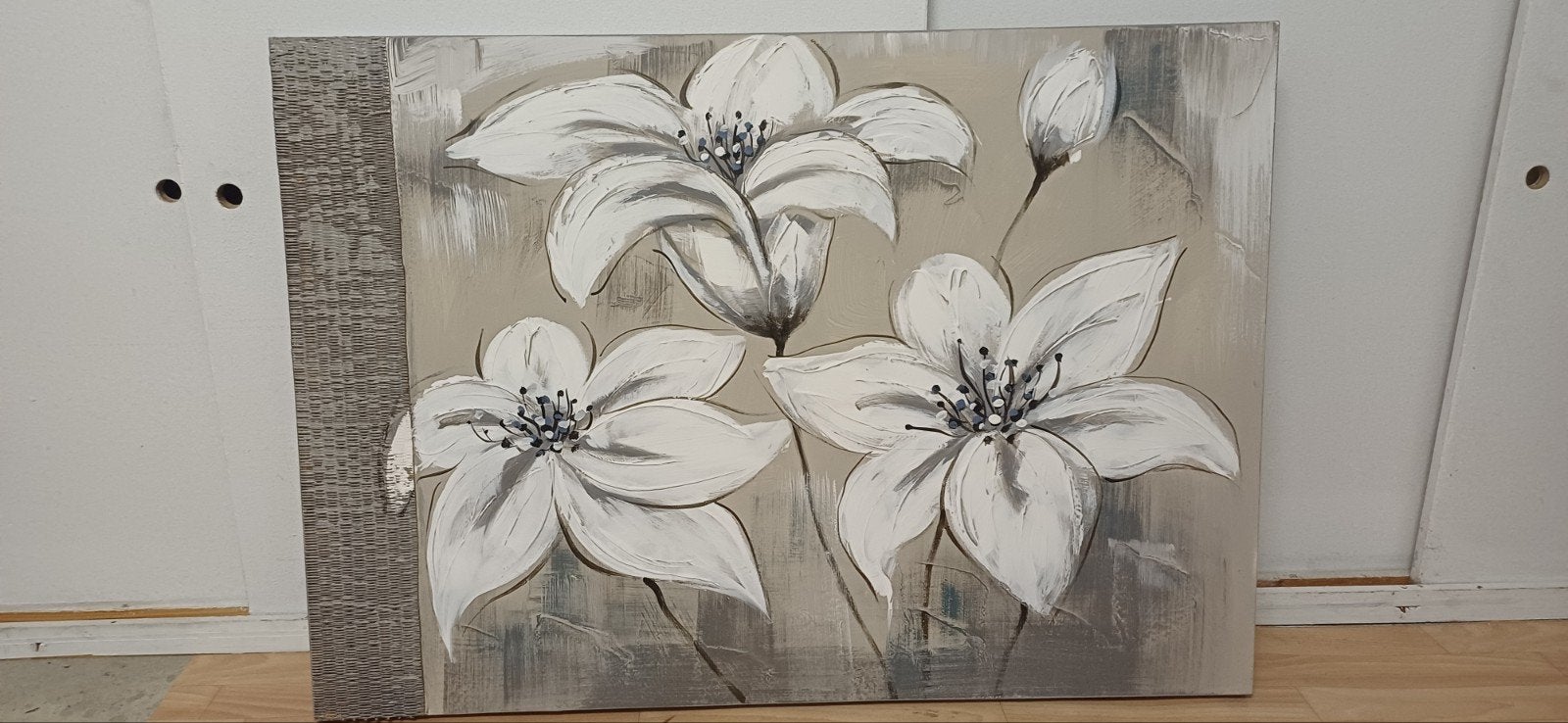 schilderij op canvas doek met mooie bloem afbeelding, Ophalen, Schilderij