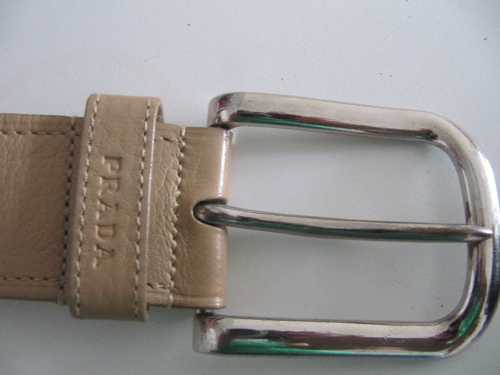 PRADA   RIEM, Zwart, Tailleriem, Ophalen of Verzenden, 90 tot 100 cm