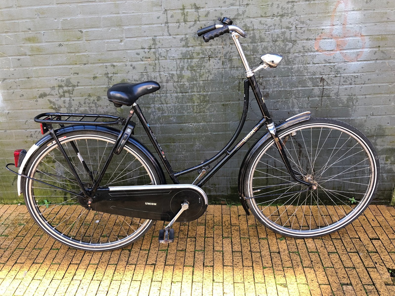 2x omafiets rijklaar (!) Gazelle + Union 28 inch, 56 cm of meer, Ophalen, Gebruikt, Terugtraprem
