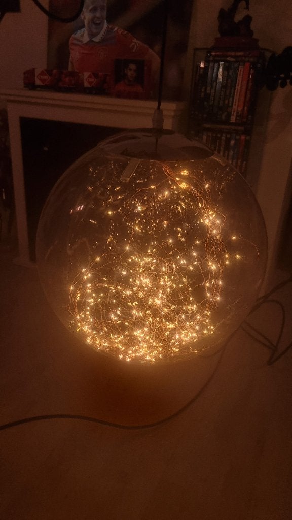 Kerst Smokey LED Bal! 35 CM! Van 88 voor 19 euro!, Ophalen of Verzenden, Nieuw