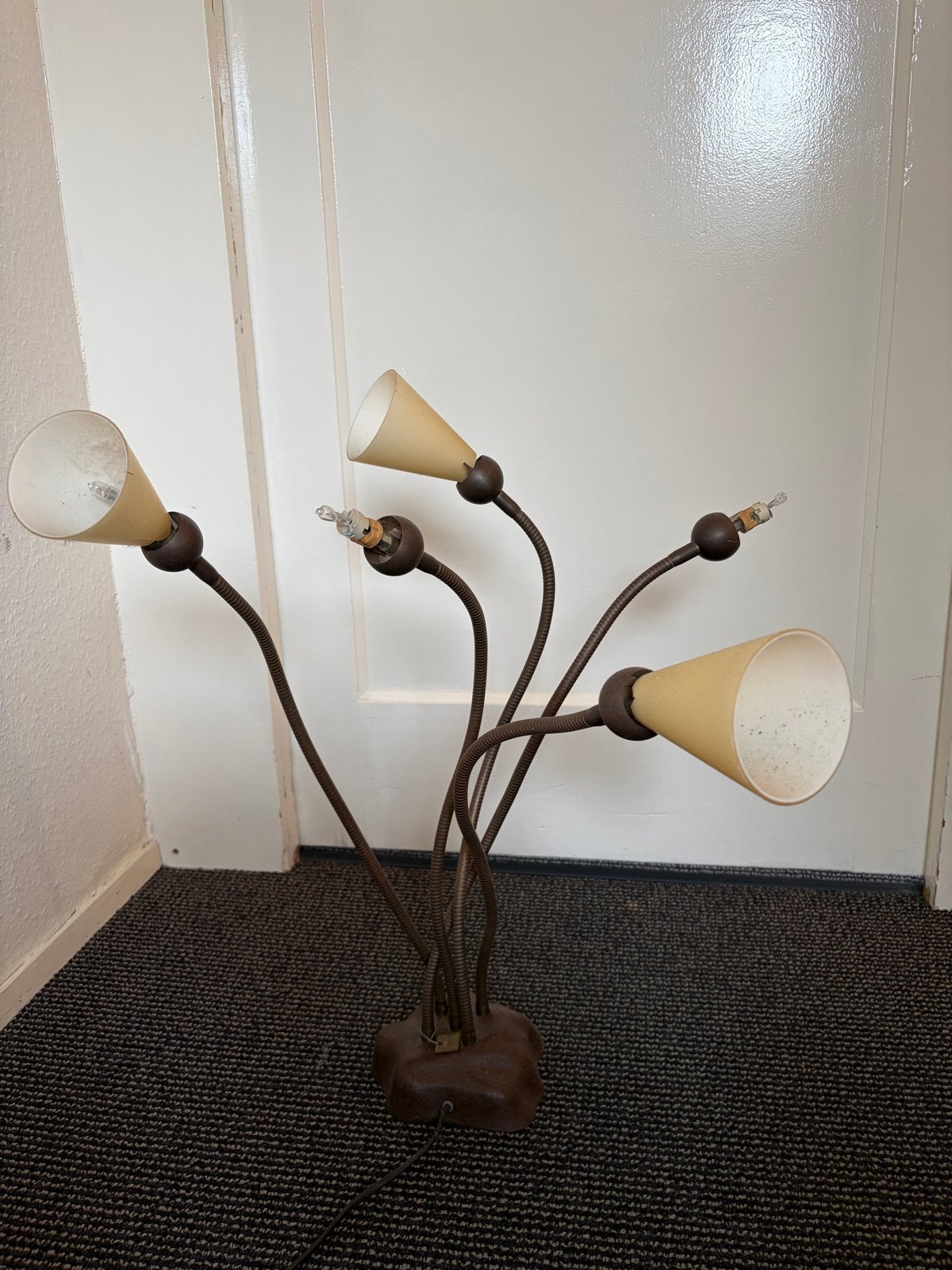 Designlamp Tom Kater - 3-lichts (2 kapjes ontbreken), Ophalen of Verzenden, Gebruikt, Metaal
