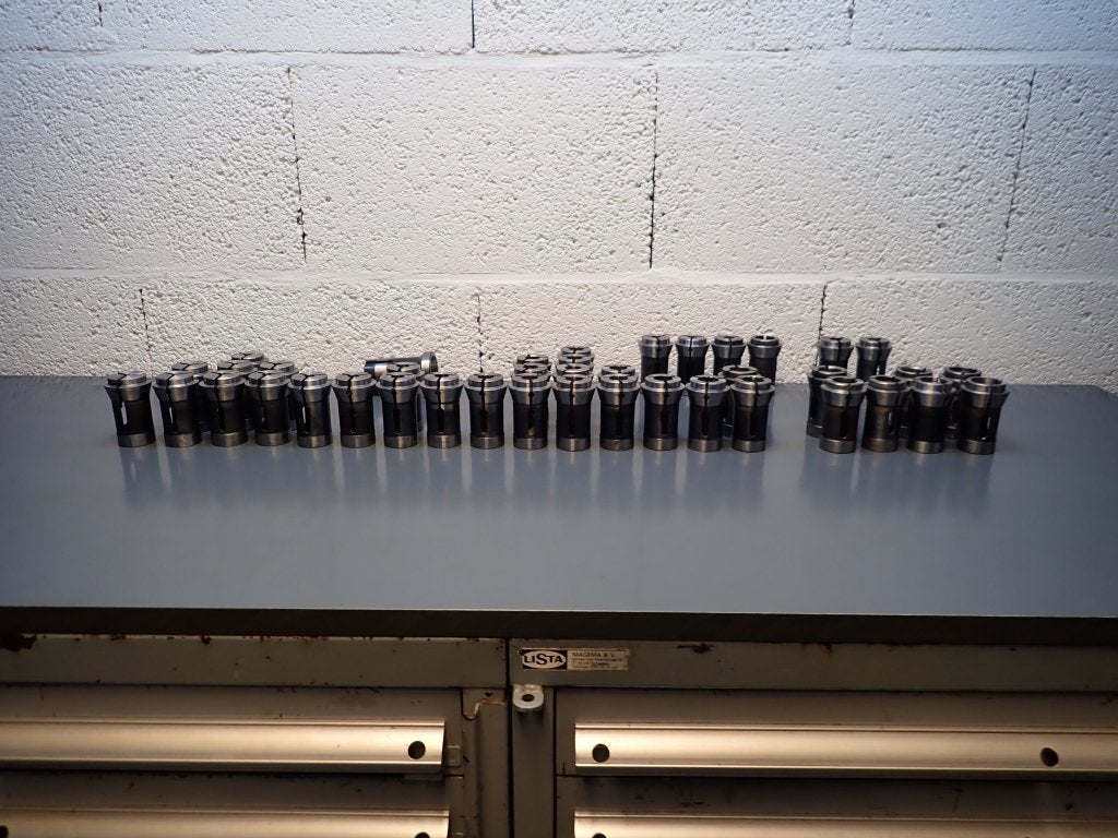 Spantangen F35 / 162E Collet set , Collets , spantang 40x, Niet ingevuld, Gebruikt, Niet ingevuld, Ophalen of Verzenden