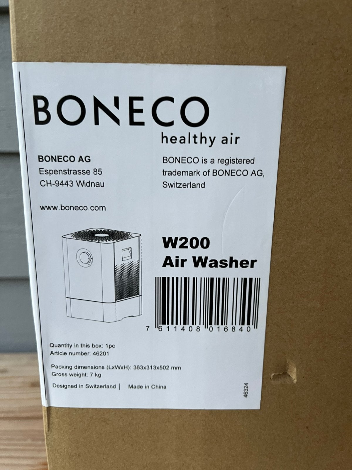 Boneco healthy air, Witgoed en Apparatuur, Ophalen, Nieuw, Luchtbevochtiger