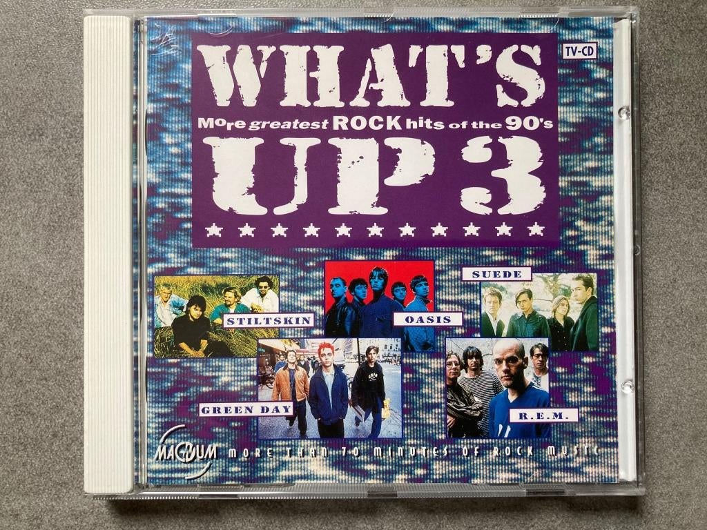 What's Up 3 More Greatest Rock Hits Of The 90's, leuke cd, Cd's en Dvd's, Cd's | Verzamelalbums, Ophalen of Verzenden, Zo goed als nieuw