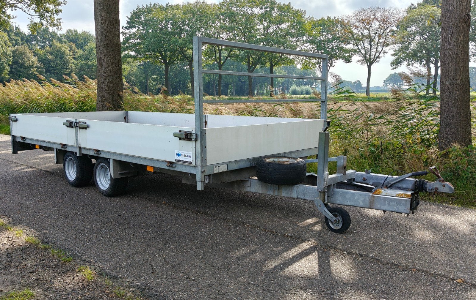 Multitransporter aanhanger 3000kg 185x395 incl rijplaten, Gebruikt, ., ., Ophalen