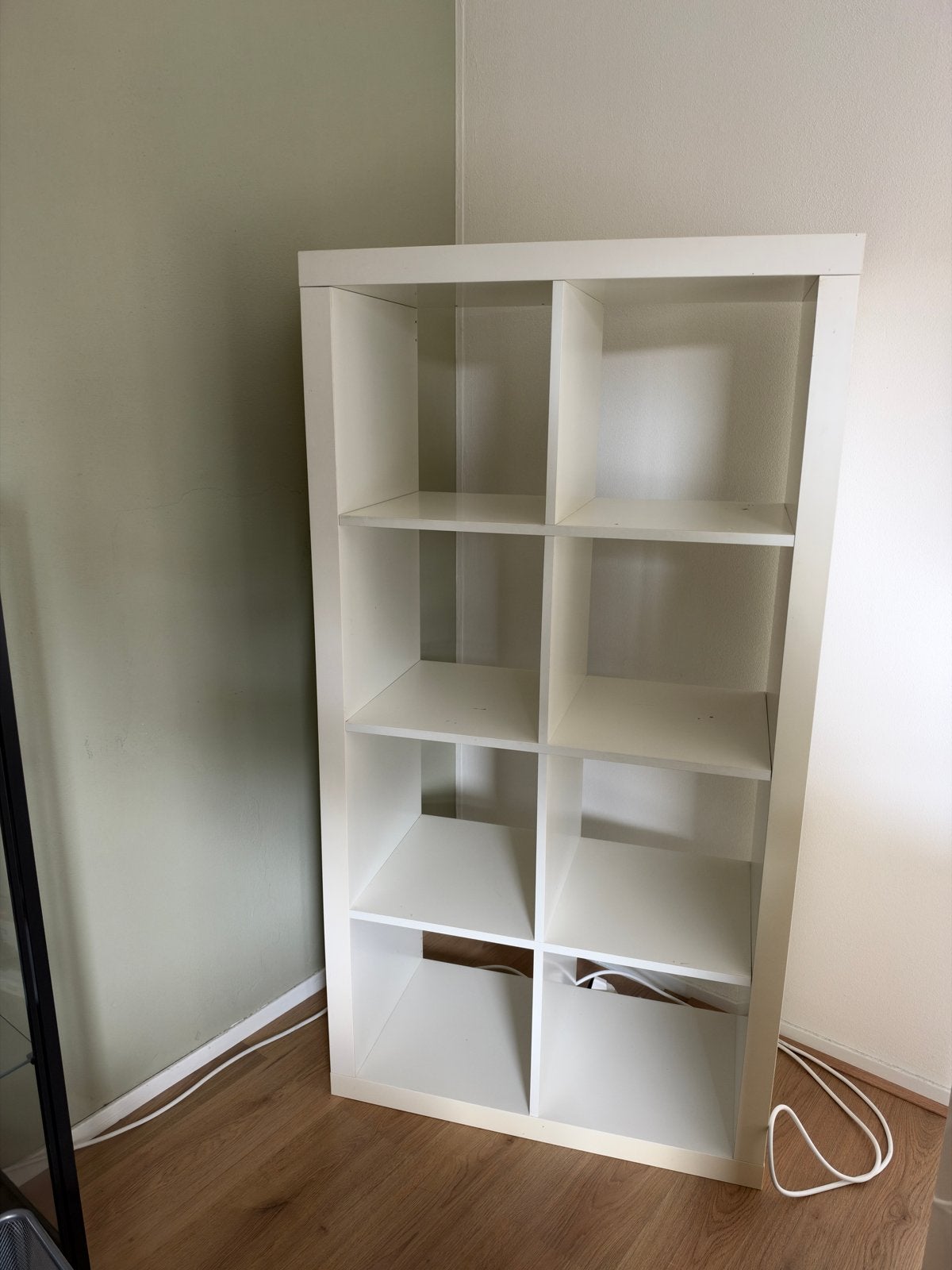 Witte Kallax kast, Ophalen, Gebruikt, 100 tot 150 cm, 50 tot 100 cm