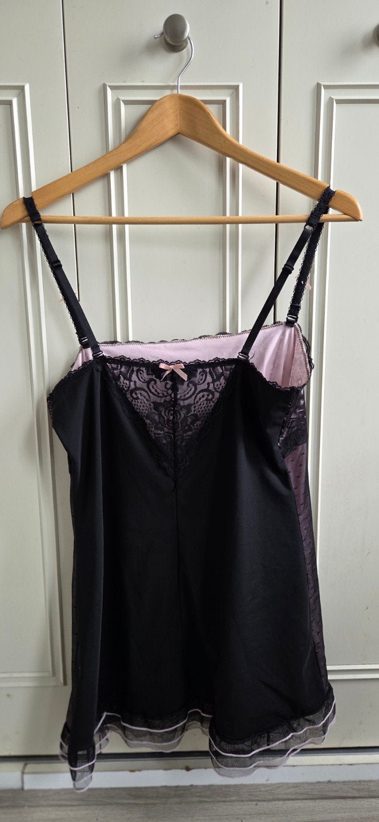 Hunkemöller babydoll nachthemd roze zwart maat XL, Kleding | Dames, Hunkemöller, Ophalen of Verzenden, Zwart, Hemd