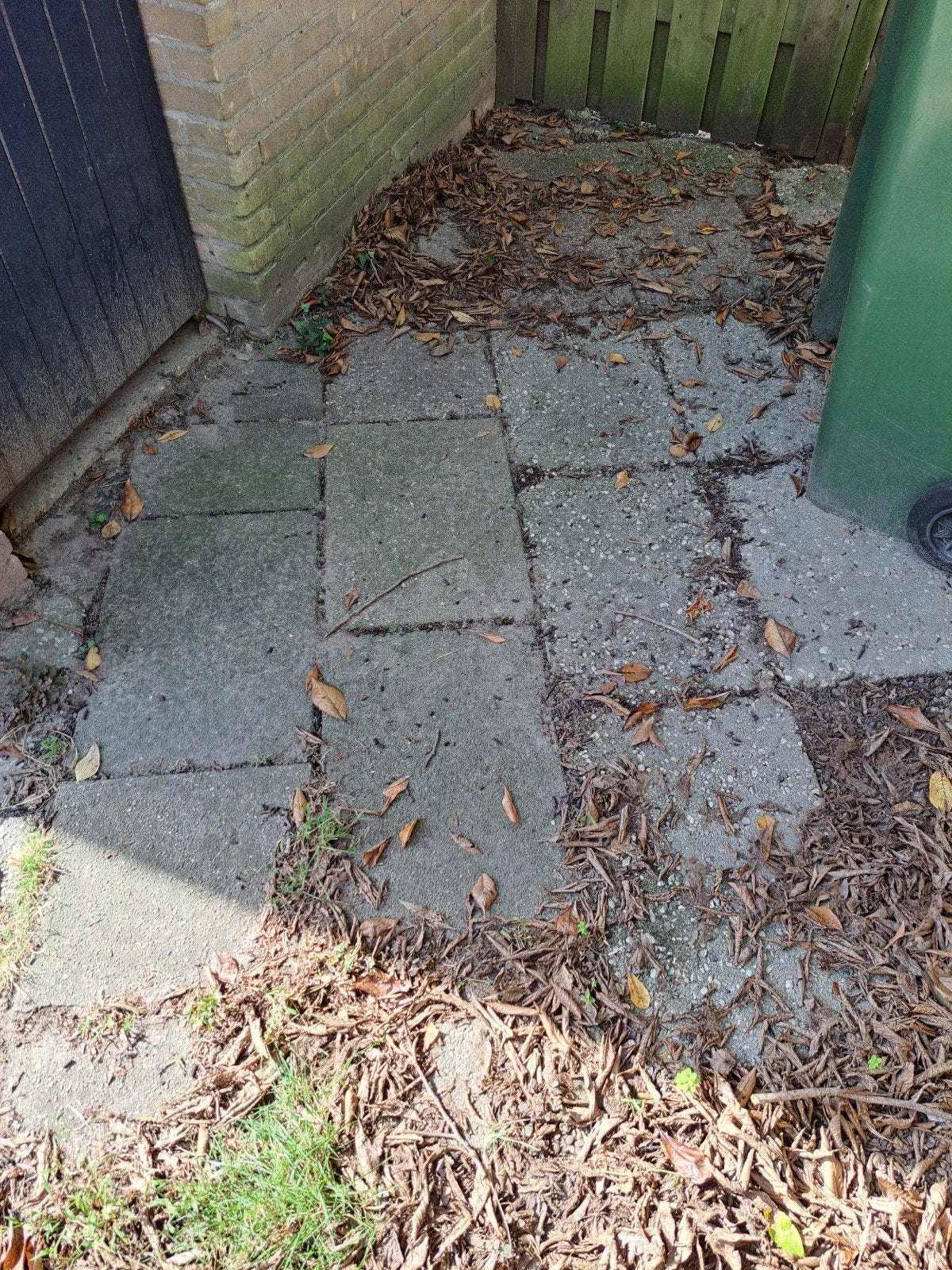 Gratis af te halen: Betontegels in diverse maten, Tuin en Terras, Ophalen, Gebruikt, 10 m² of meer, Beton