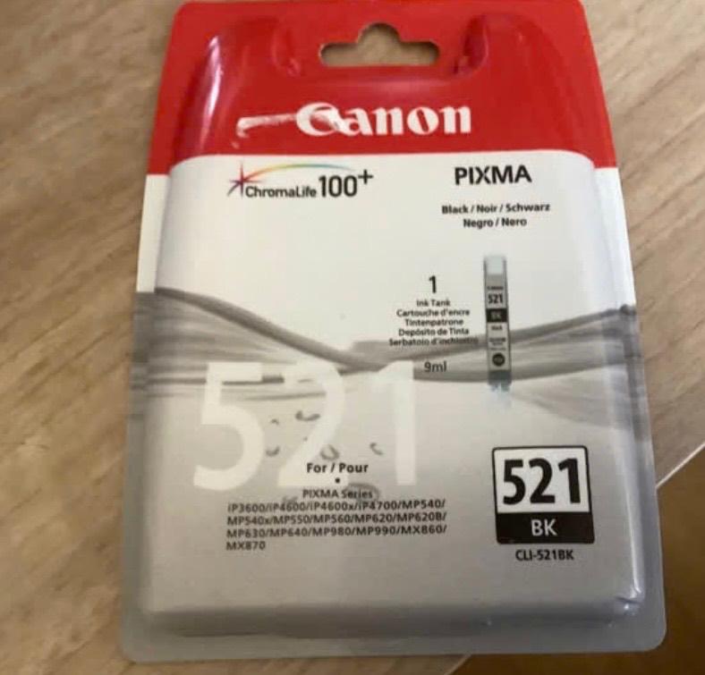 Canon cartridge 521 origineel nieuw, Ophalen of Verzenden, Nieuw, Cartridge, Canon