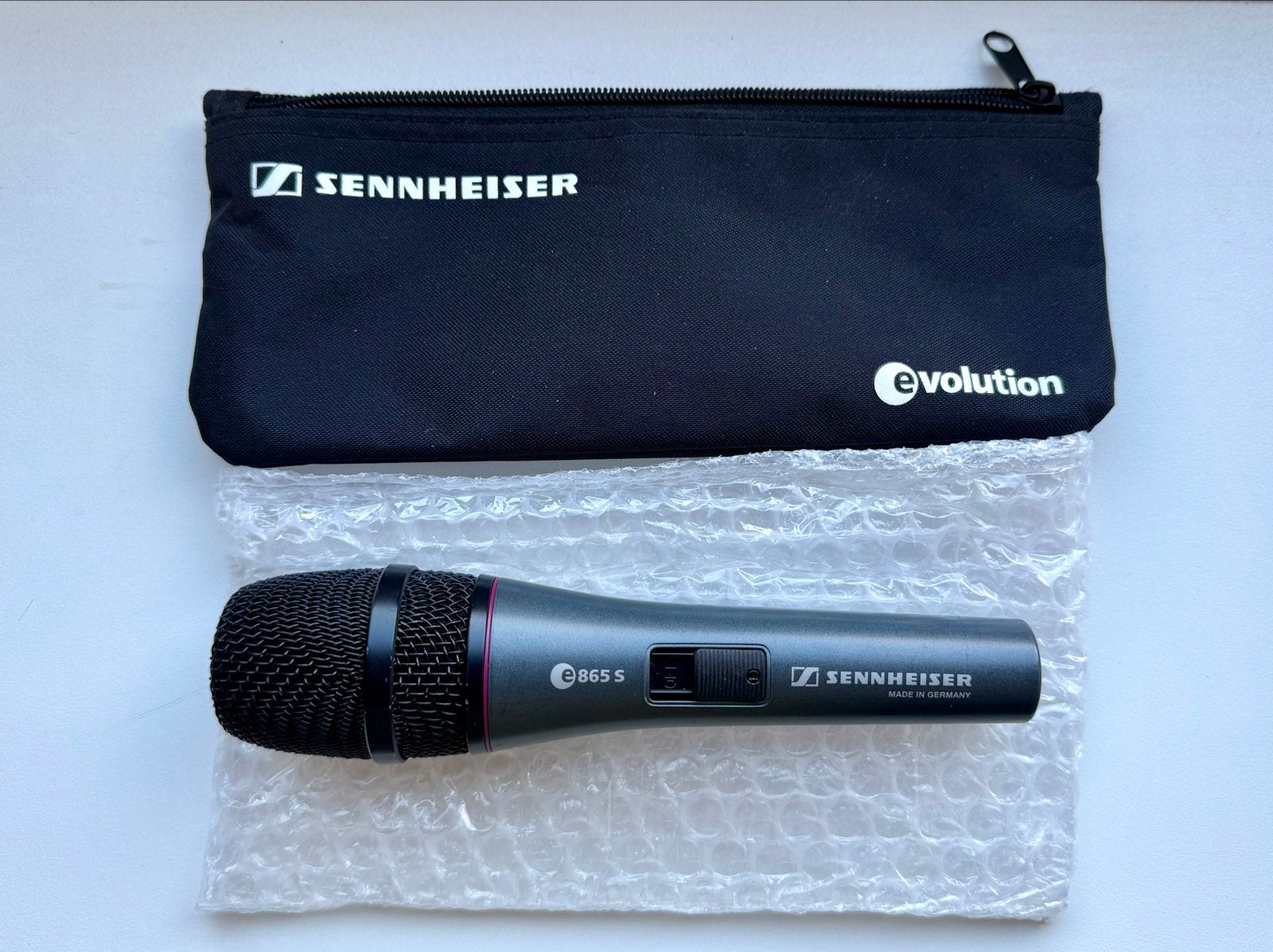 Sennheiser e 865 S Evolution Condensator Zangmicrofoon, Ophalen of Verzenden, Zo goed als nieuw, Zangmicrofoon