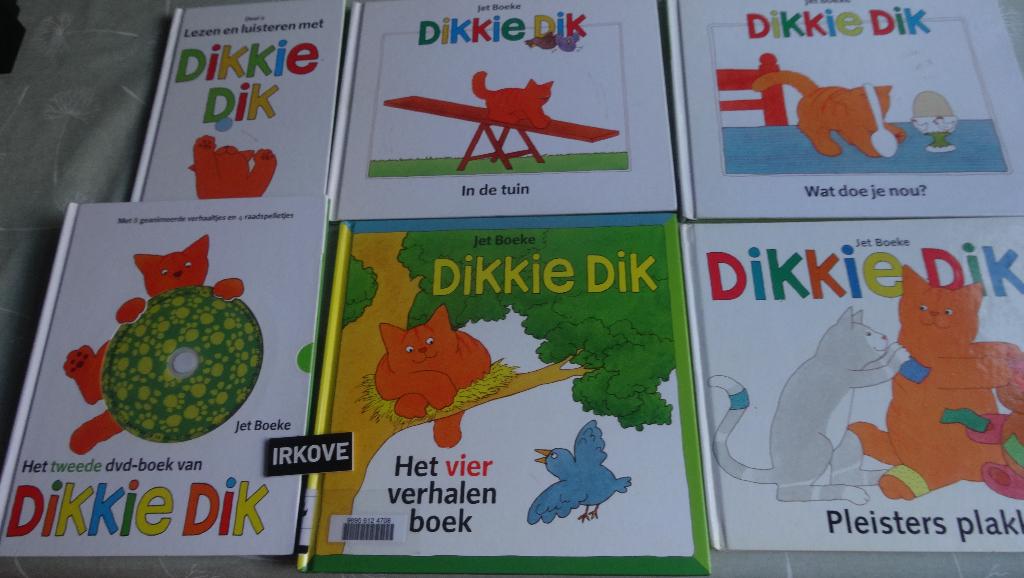 DIKKIE DIK 6 STUKS!! * Jet Boeke *, Verzenden, Jongen of Meisje, Zo goed als nieuw, Voorleesboek