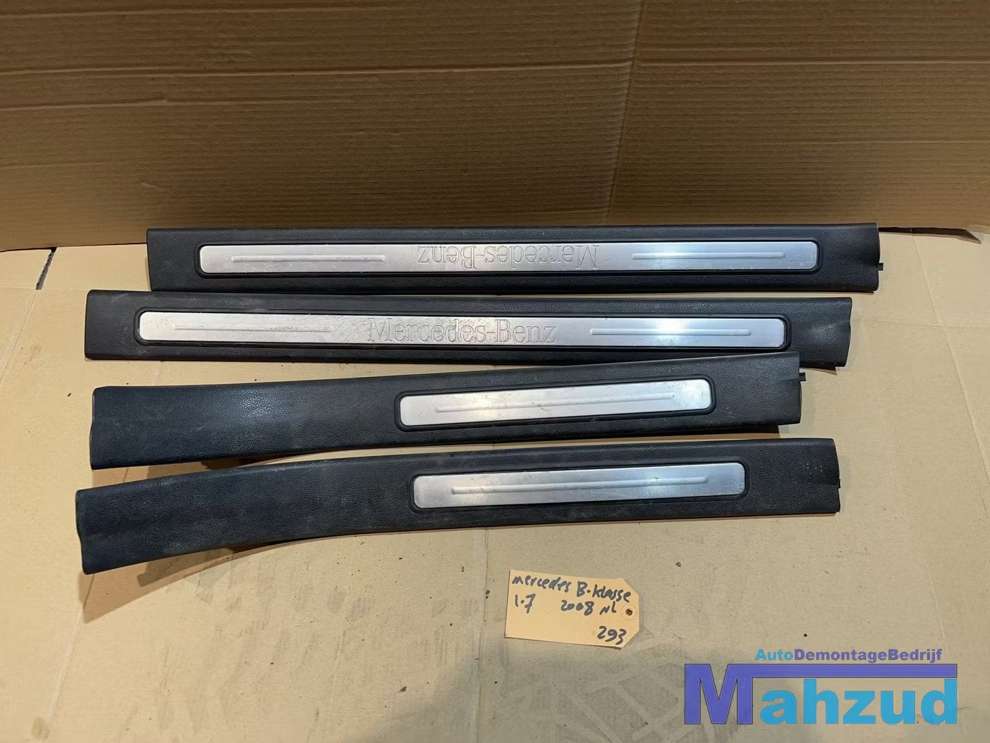 MERCEDES B-klasse W245 instaplijst dorpellijst set 2005-2011, Gebruikt, Mercedes-Benz AG, Mercedes-Benz, Ophalen of Verzenden