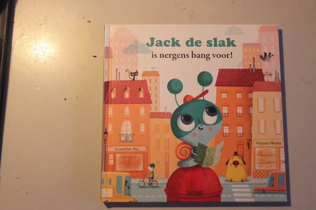 502s - boek - jack de slak is nergens bang voor, Ophalen of Verzenden, Gelezen, Fictie algemeen