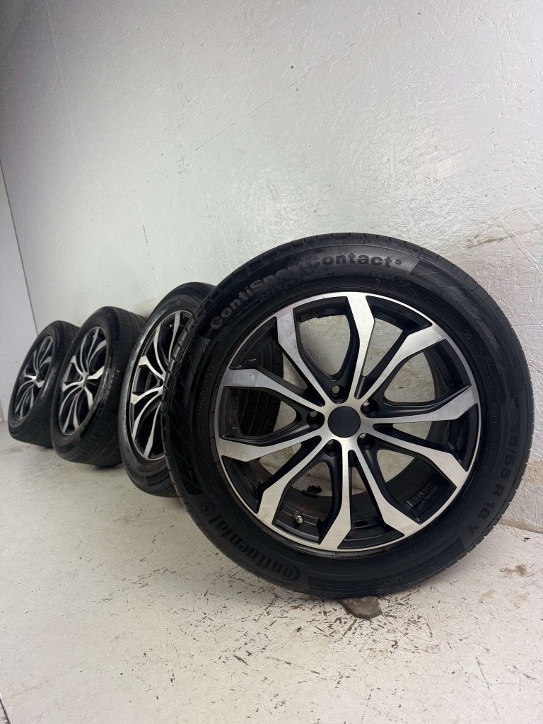 Tiguan kodiaq tarraco Audi Q3 velgen 18" 5x112 zomer TPMS, Niet ingevuld, 18 inch, Gebruikt, Banden en Velgen