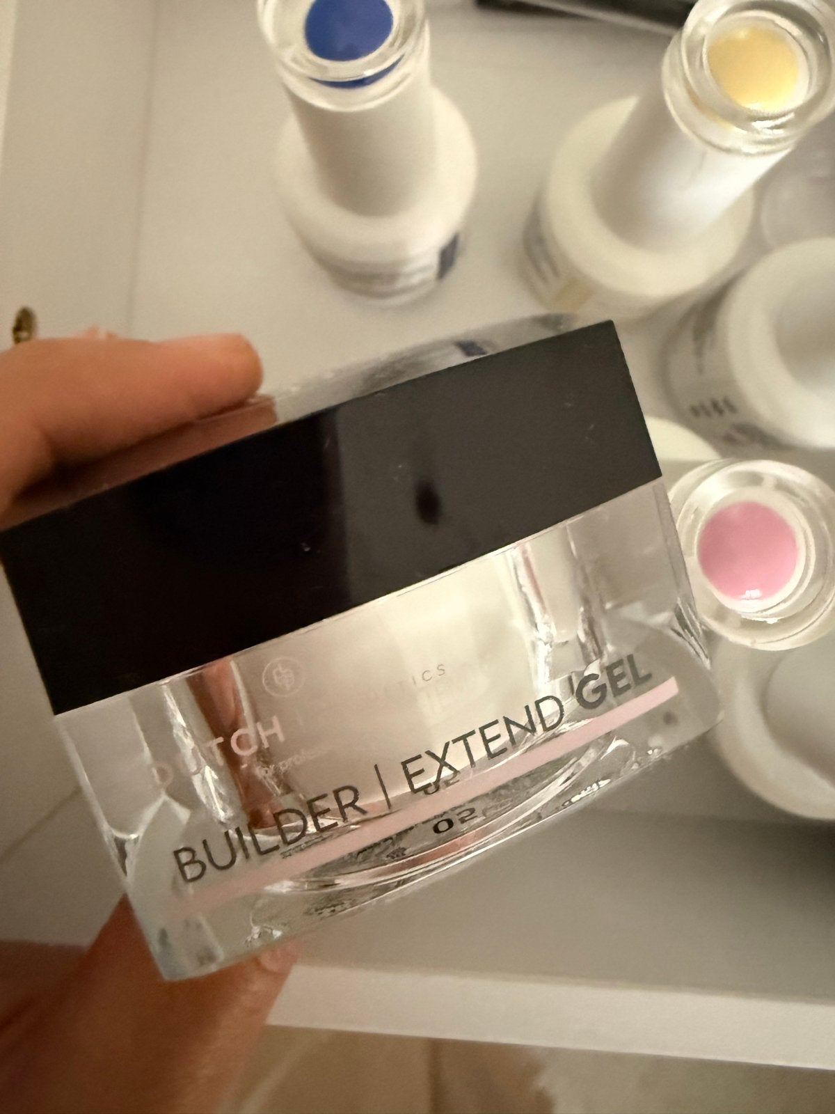 Dutch Nail Cosmetics Builder Extend Gel 30ml, Ophalen of Verzenden, Nieuw, Gehele gezicht, Overige typen