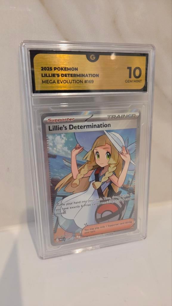 Lillie's Determination #169 Global Grading 10 Pokémon kaart, Ophalen of Verzenden
