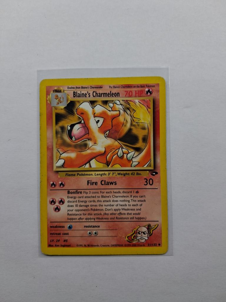 Blaine's charmeleon pokémon gym challenge, Ophalen of Verzenden, Zo goed als nieuw