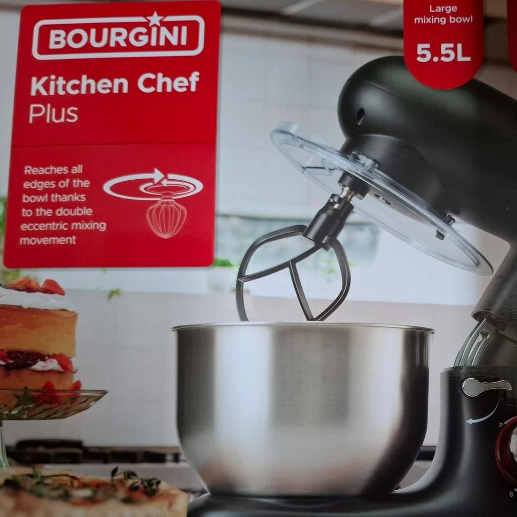 Kitchen chef plus, 4 liter of meer, Ophalen of Verzenden, Nieuw, 3 snelheden of meer