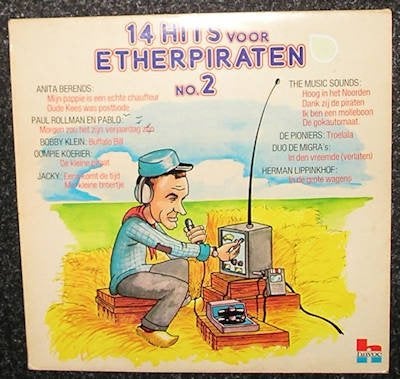 14 Hits Voor Etherpiraten No 2 – Div. Artiesten 1976 LP2155, LP, Gebruikt, Ophalen of Verzenden, Pop