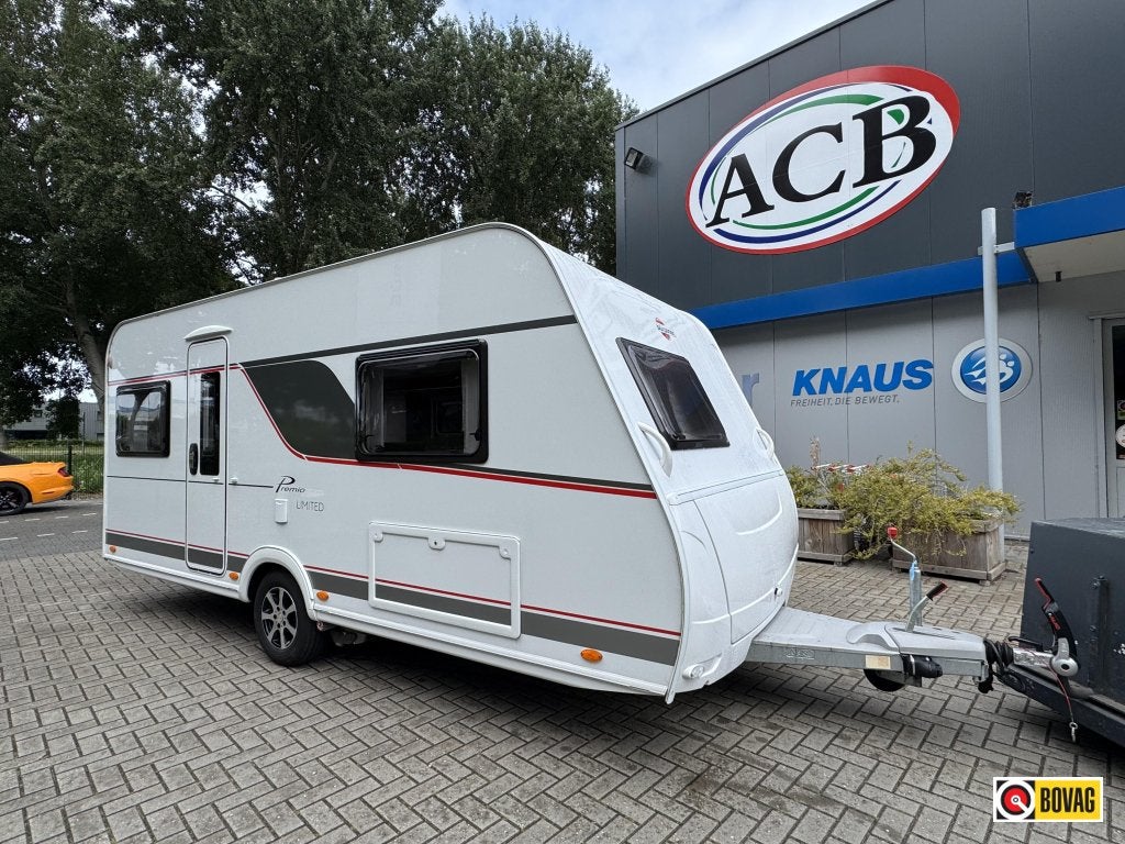 Bürstner Premio Limited 450 TS Mover, Isabella luifel, Caravans en Kamperen, Caravans, Rondzit, Bedrijf, Tot en met 4, Kachel