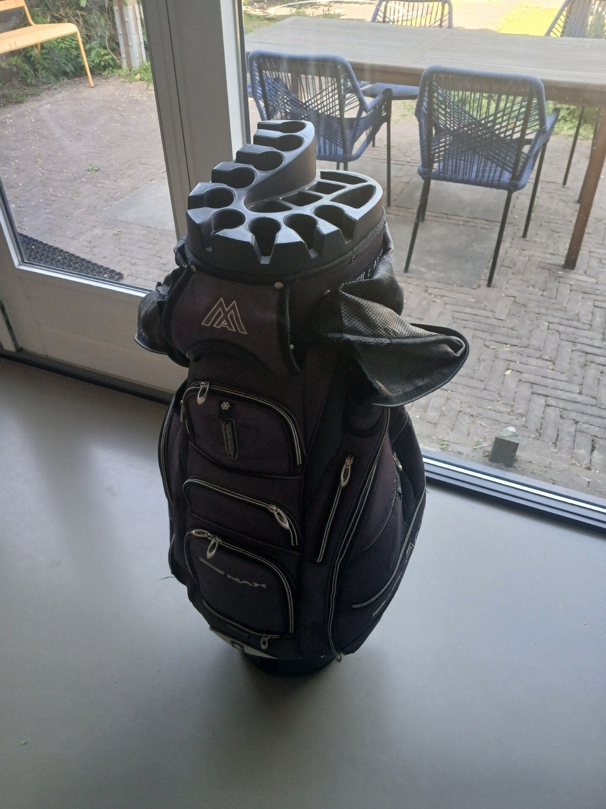 BIG MAX golftas silencio - nette staat - incl. regenhoes, Sport en Fitness, Golf, Ophalen, Zo goed als nieuw, Tas