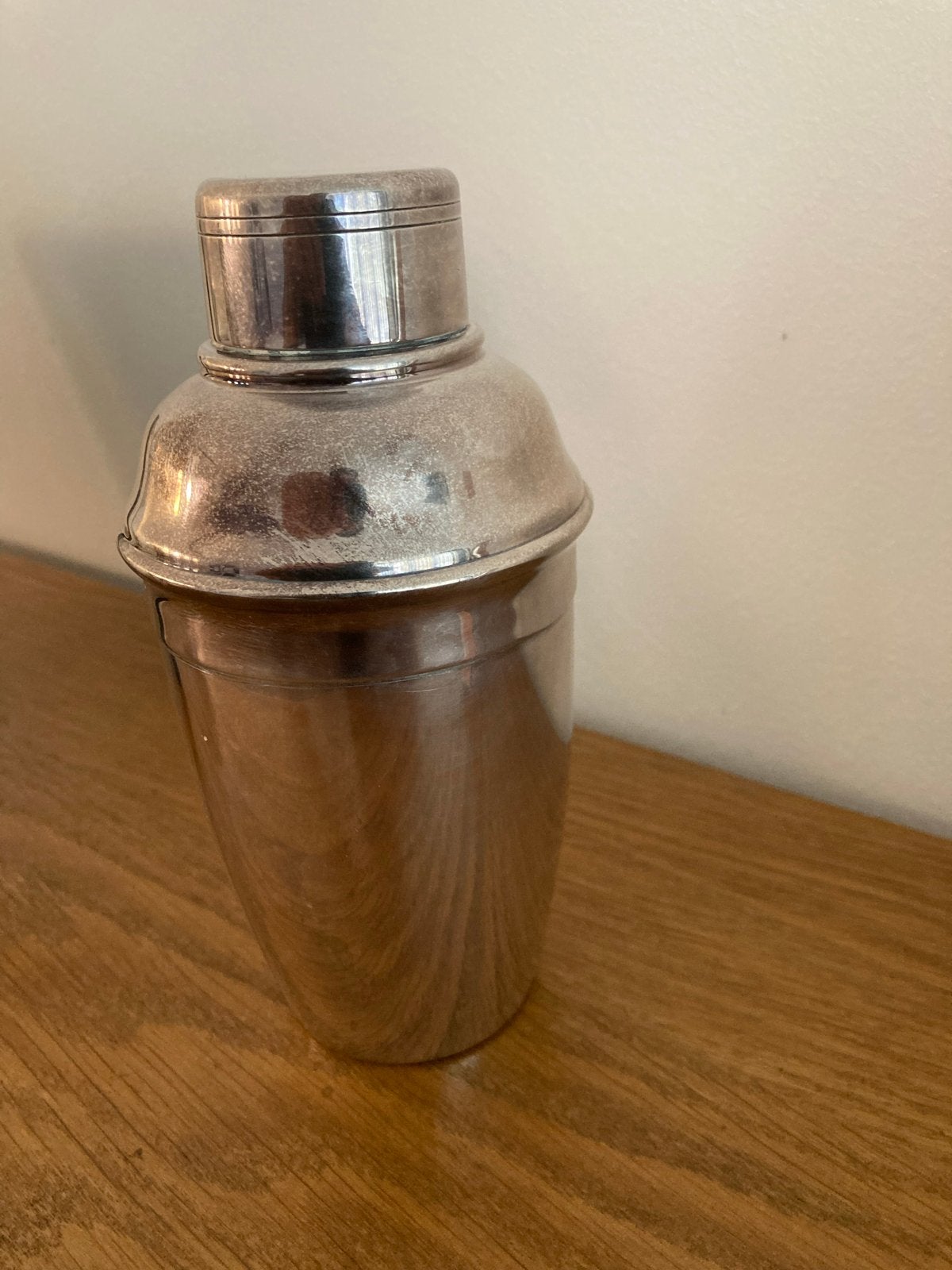 Vintage Cocktail Shaker - verzilverd, Antiek en Kunst, Ophalen of Verzenden