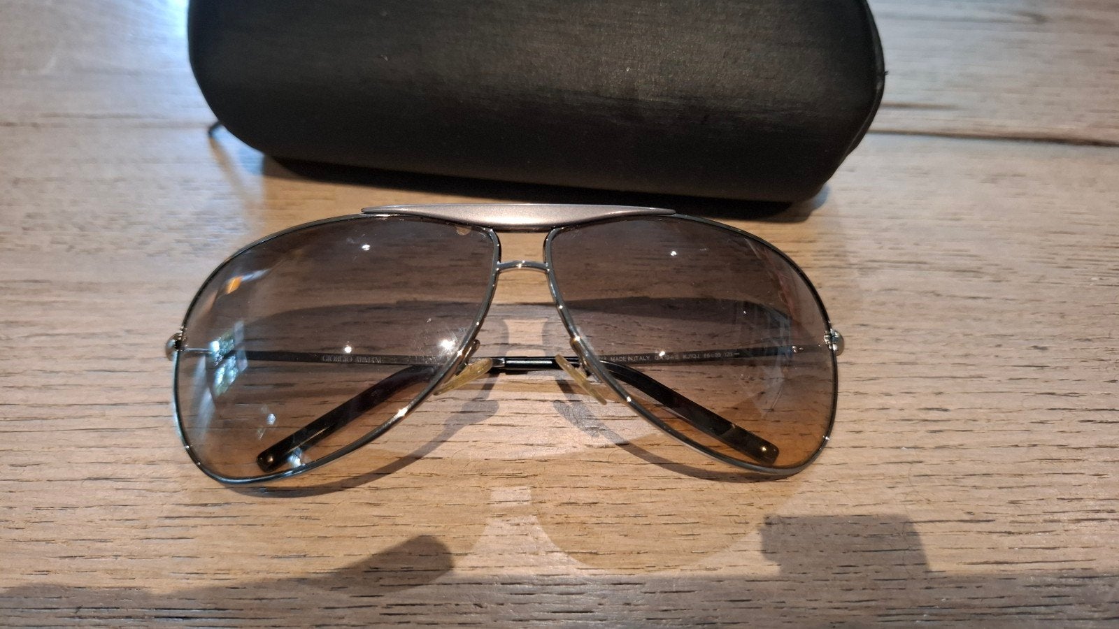 Giorgio Armani Zonnebril GA 134/S - Vintage 2000, Overige merken, Gebruikt, Zonnebril, Zwart