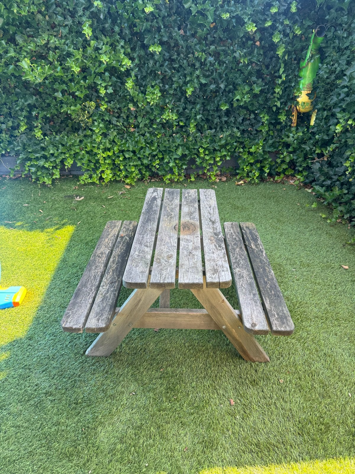 Houten picknicktafel voor kinderen, Gebruikt, Rechthoekig, Hout, Ophalen