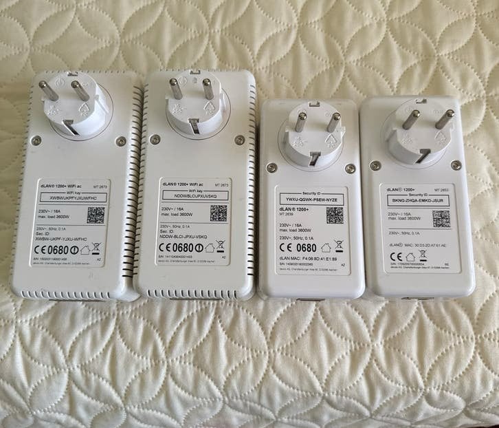 Devolo dLAN 1200+ Set | 2x WiFi ac & 2x LAN Powerline, Ophalen of Verzenden, Zo goed als nieuw