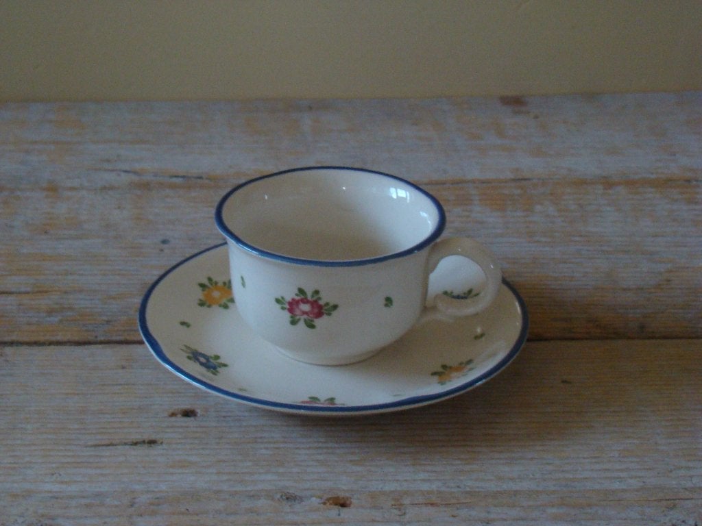 Servies, Zeller Fayencerie, PETITE ROSE, gaaf