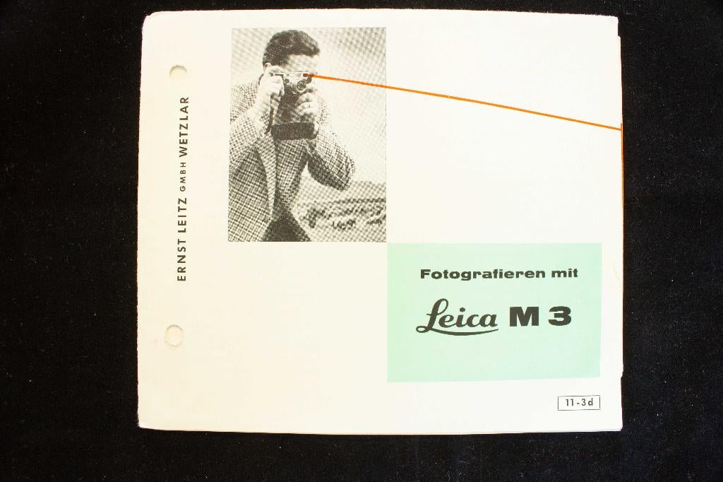 handleiding Leica M3, Ophalen of Verzenden, Compact, Leica