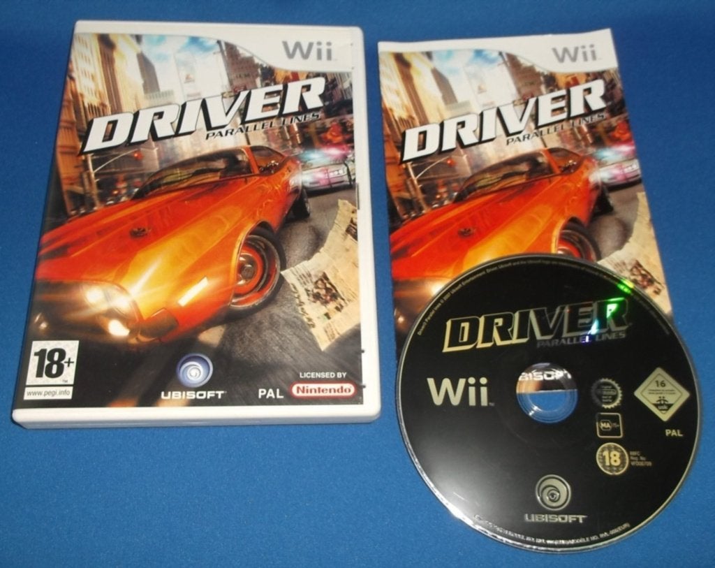 Driver Parallel Lines (Nintendo Wii), Spelcomputers en Games, Gebruikt, Vanaf 18 jaar, Verzenden, 1 speler
