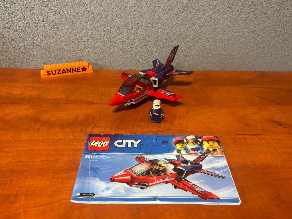 Lego 60177 - City - Airport - Airshow Jet, Kinderen en Baby's, Speelgoed | Duplo en Lego, Zo goed als nieuw, Lego, Complete set