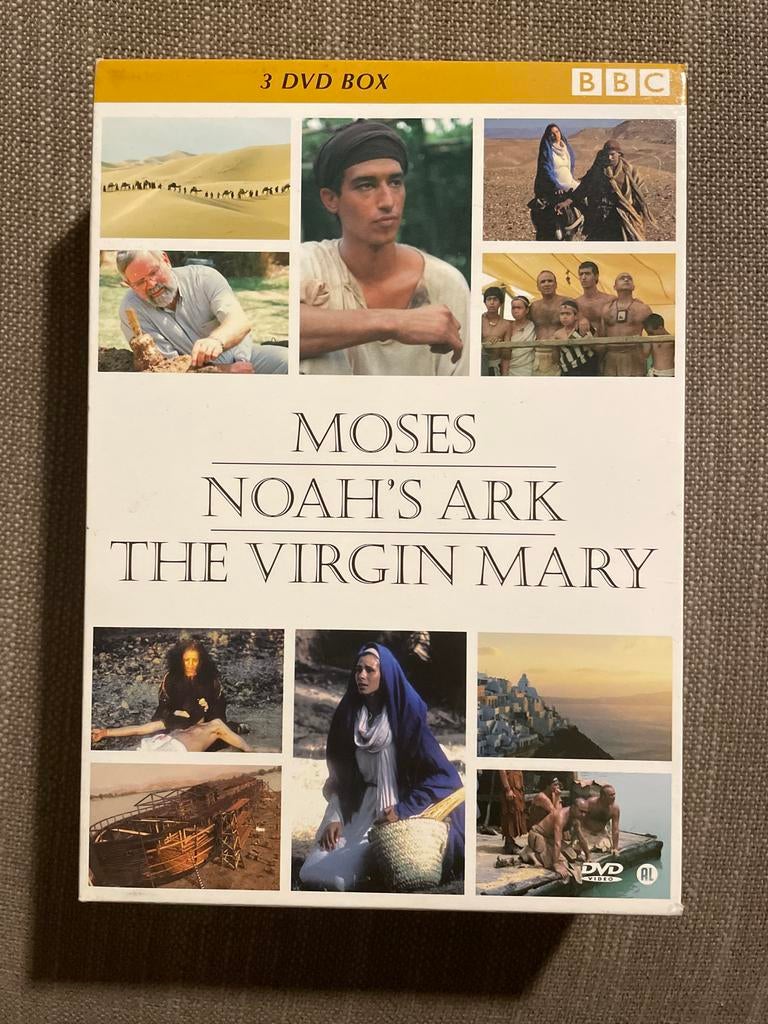 BBC Moses Noah's Ark The Virgin Mary 3 DVD Boxset, Alle leeftijden, Ophalen of Verzenden, Zo goed als nieuw, Boxset