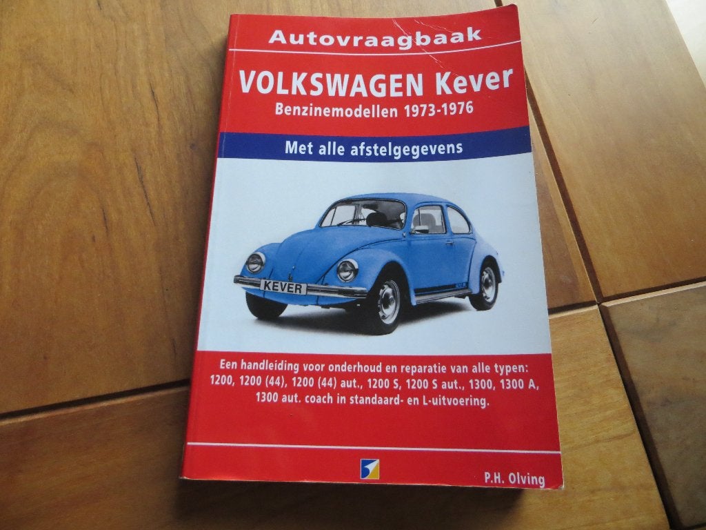 Vraagbaak Volkswagen Kever 1200, 1200 S, 1300 1973-1976, Auto diversen, Ophalen of Verzenden
