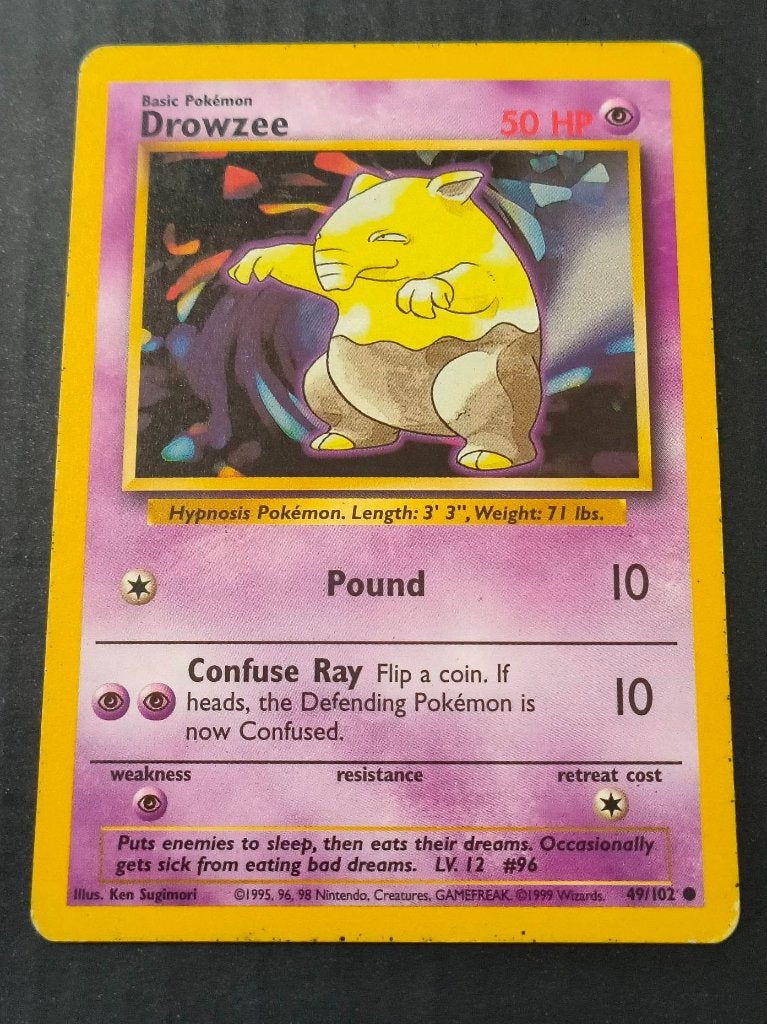 Drowzee, Ophalen of Verzenden, Gebruikt, Losse kaart