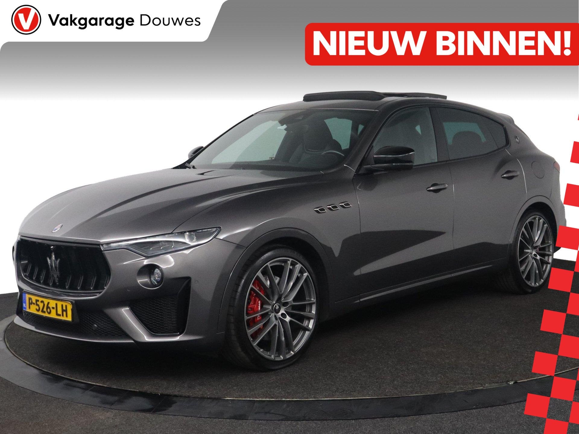 Maserati Levante 3.8 V8 GTS |1e eigenaar|Pano|Trekhaak|DOH, Auto's, Automaat, Gebruikt, 2145 kg, Leder