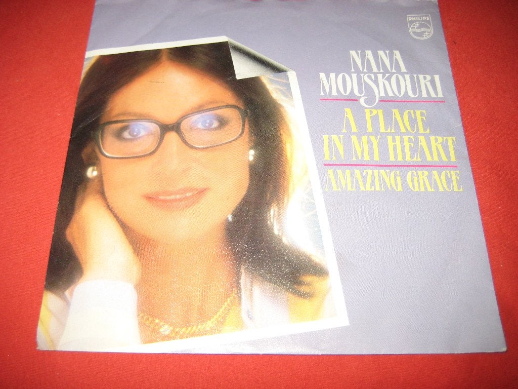 Nana Mouskouri: A place in my heart, Ophalen of Verzenden, Zo goed als nieuw, Pop, Single