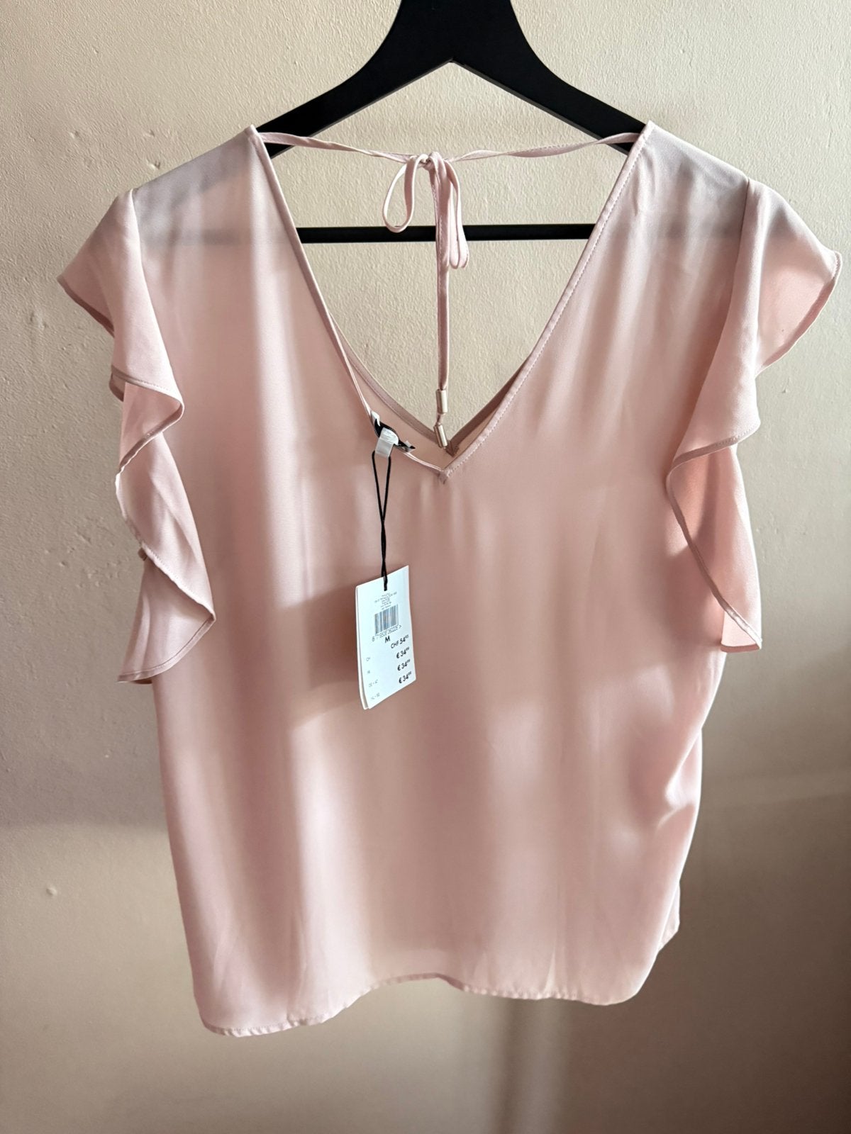 Blouse roze korte mouwen WE maat M., Kleding | Dames, Tops, Maat 38/40 (M), Nieuw, Ophalen of Verzenden, Korte mouw