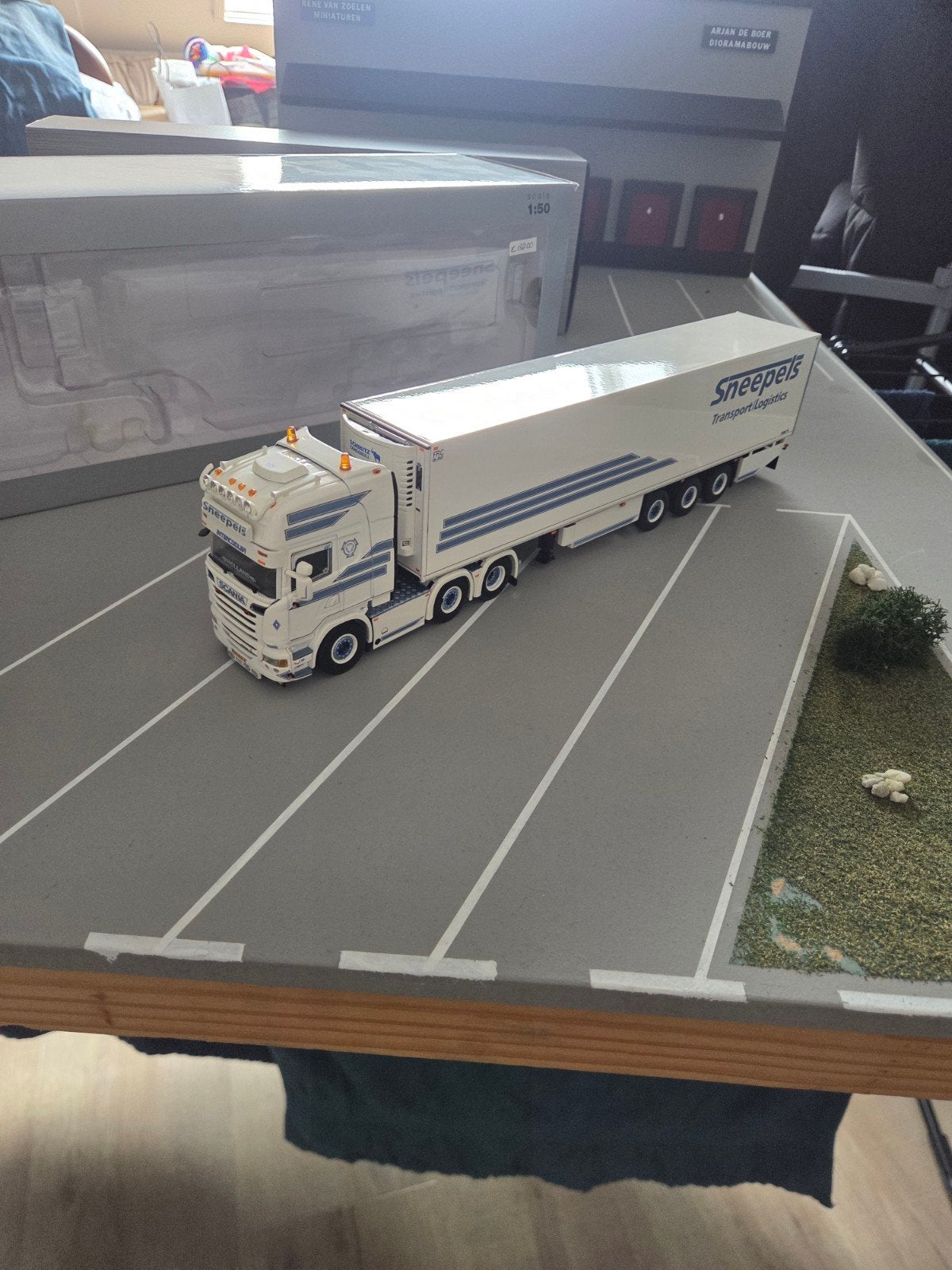 WSI Sneepels Transport/Logistics model vrachtwagen, Hobby en Vrije tijd, Modelauto's | 1:50, Ophalen of Verzenden, Zo goed als nieuw