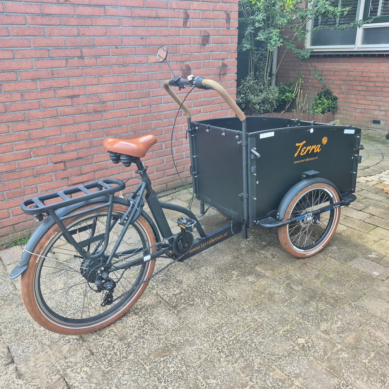 Terra Bakfiets Elektrisch - Ideaal voor Kinderen en Goederen, Elektrisch, Zo goed als nieuw, 2 kinderen, Trommelrem