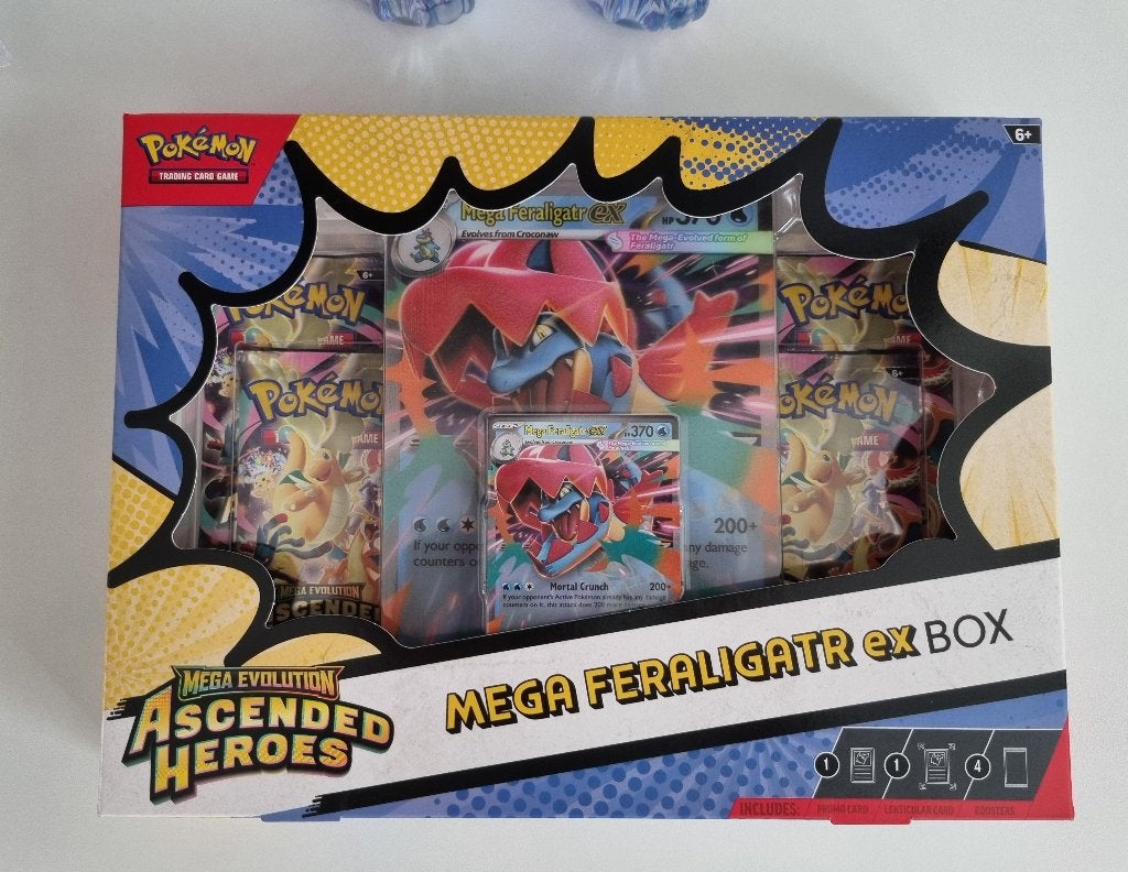 Ascended Heroes Feraligatr EX Box, Ophalen of Verzenden, Nieuw